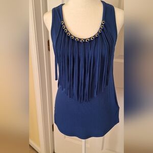 Michael Kors fringe front top